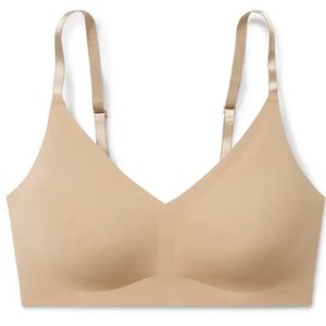 True & Co boost triangle convertible strap bra Desert XS